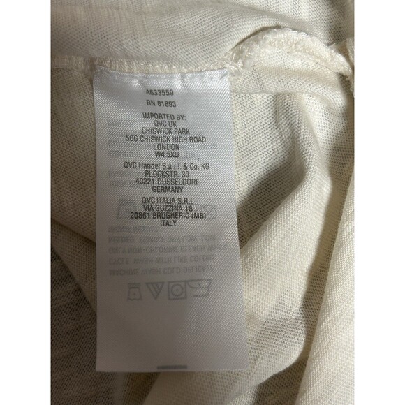 Canyon Retreat Long Sleeve Ivory Embroidered Womens Lg Cottagecore Whimsical - Picture 9 of 10